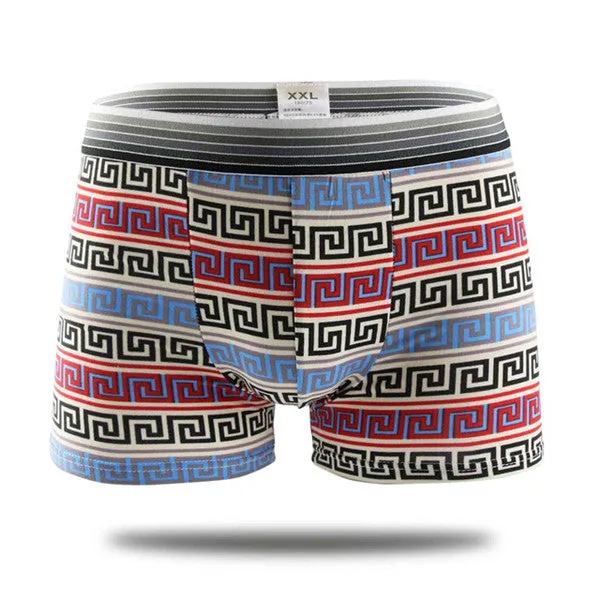 19 colors fashion design cotton Cartoon cuecas boxer men high quality fancy patterned mens underwear boxers men shorts Panties