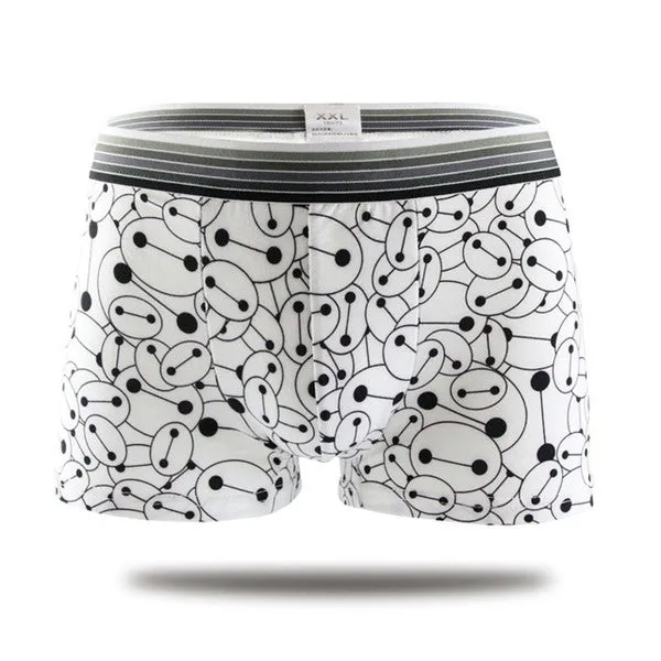 19 colors fashion design cotton Cartoon cuecas boxer men high quality fancy patterned mens underwear boxers men shorts Panties