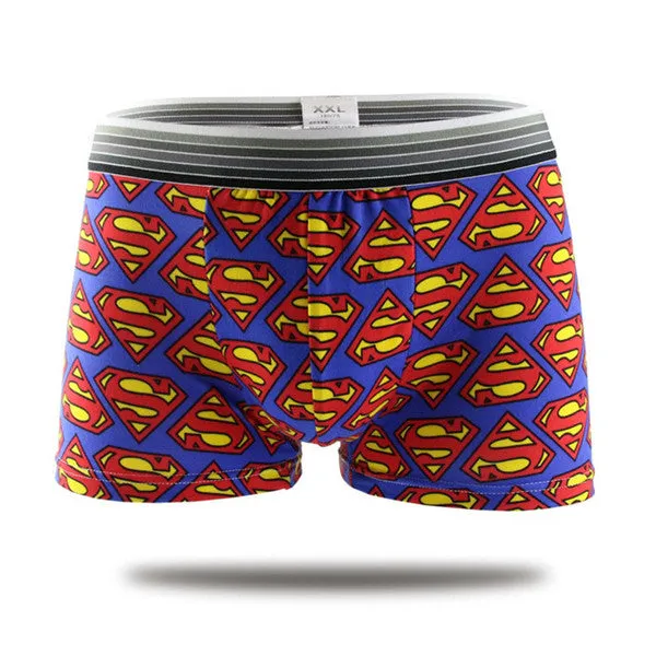 19 colors fashion design cotton Cartoon cuecas boxer men high quality fancy patterned mens underwear boxers men shorts Panties