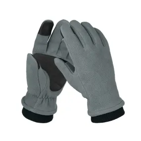 1pair Rocker Fleece Winter Warm Anti-Slip Gloves Outdoor Riding Sports Gloves, Size: XL(Gray)