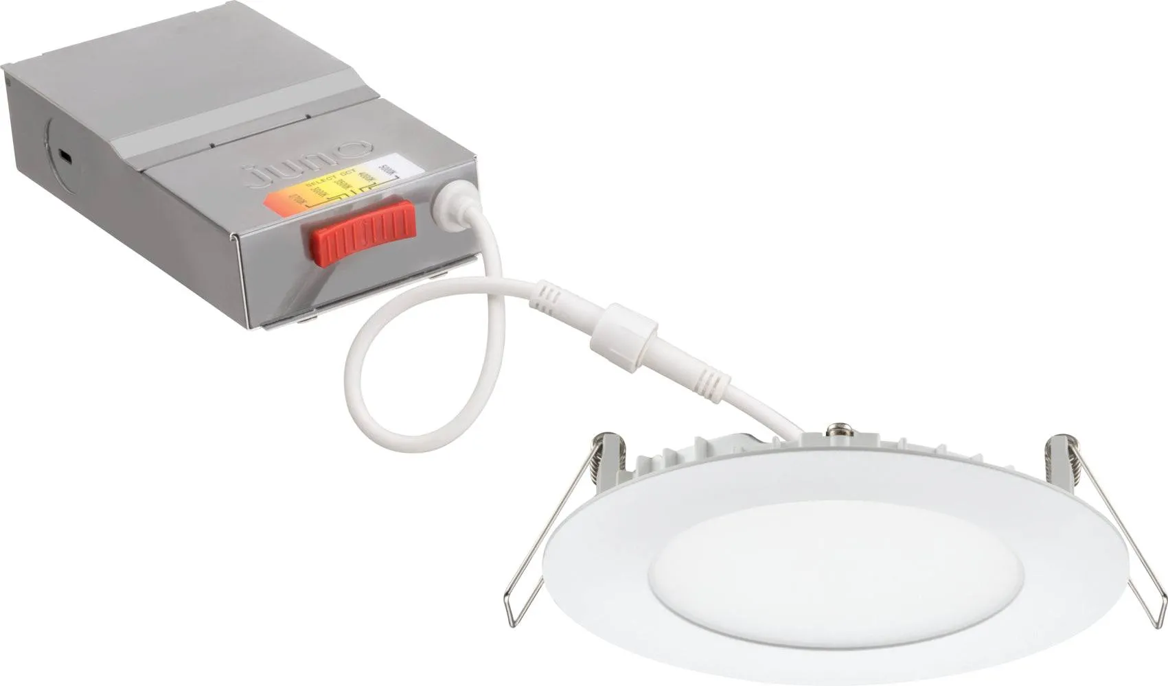 4" LED Wafer Switchable Downlight, 670 Lumens, Selectable Color Temperature