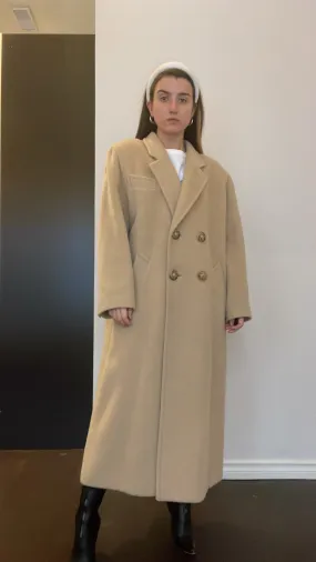 80s Irving Samuel Alpaca Overcoat