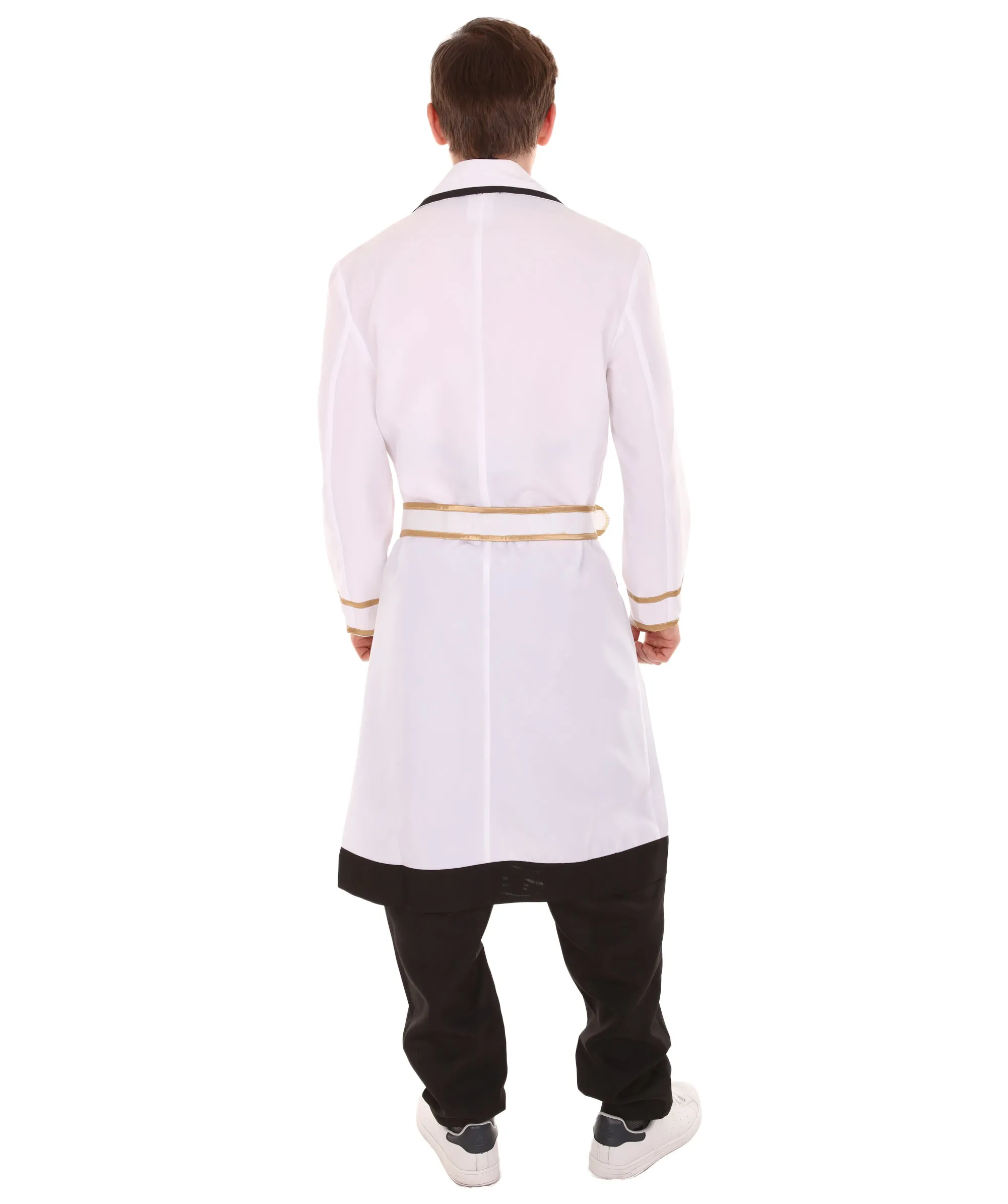 Adult Men's Kaneki Ken Tokyo Ghoul:Re Uniform Outfit Costume | White & Black Cosplay Costume