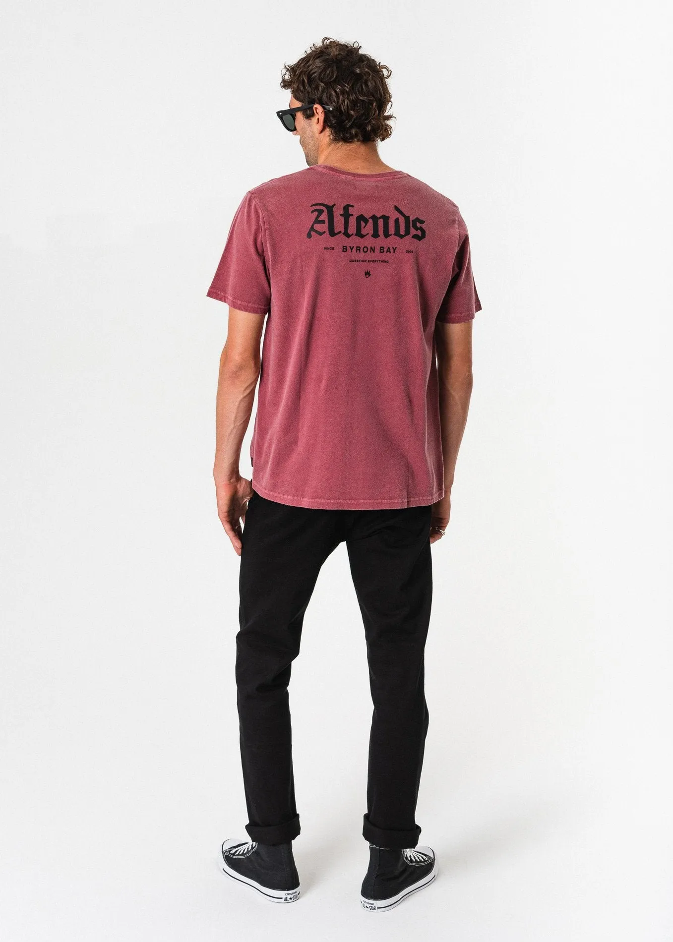 Afends Mens Lord Byron - Standard Fit Tee