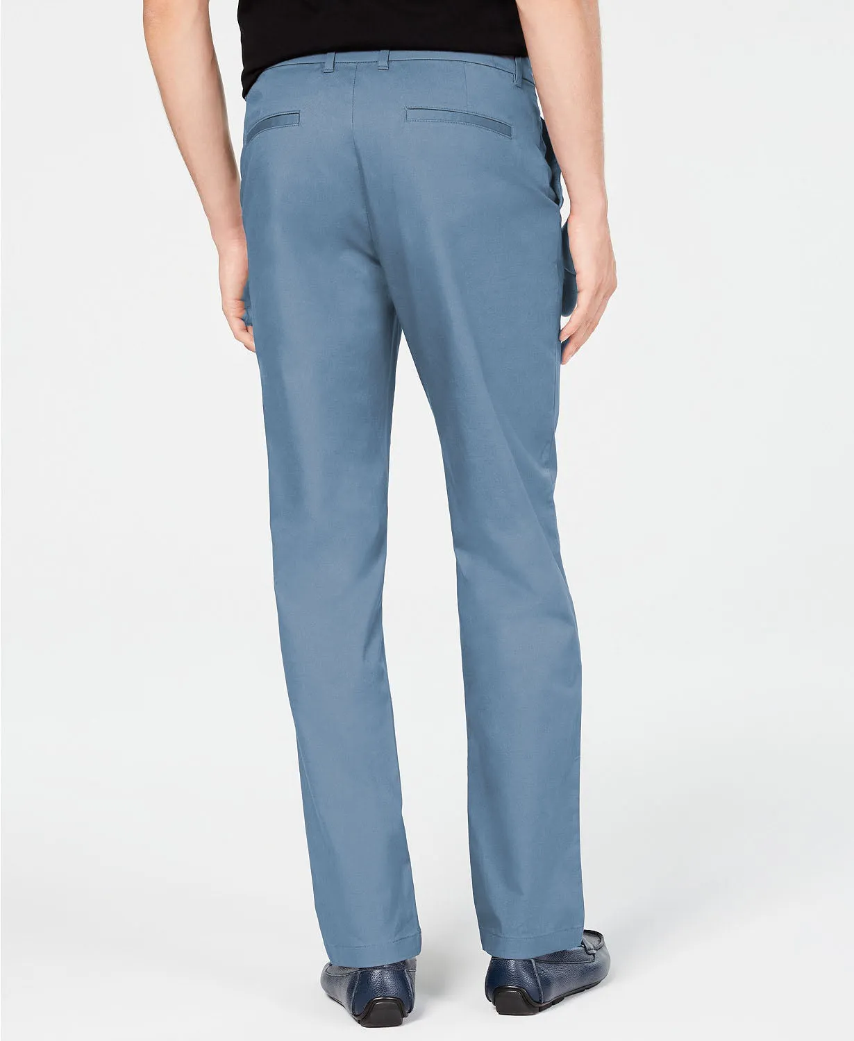 Alfani Men's Alfatech Classic-Fit Chino Pants Blue