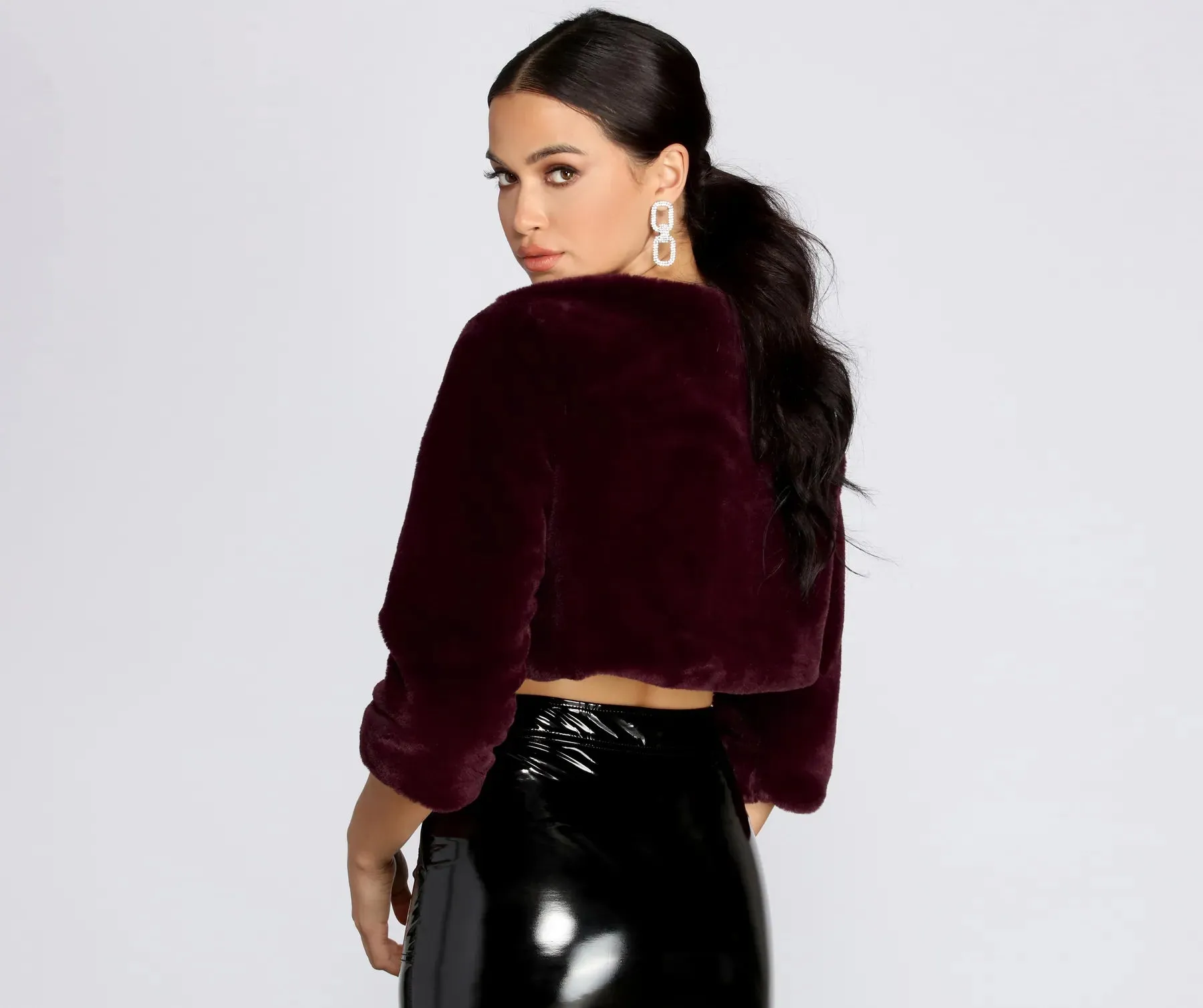 All The Fur Cropped Jacket