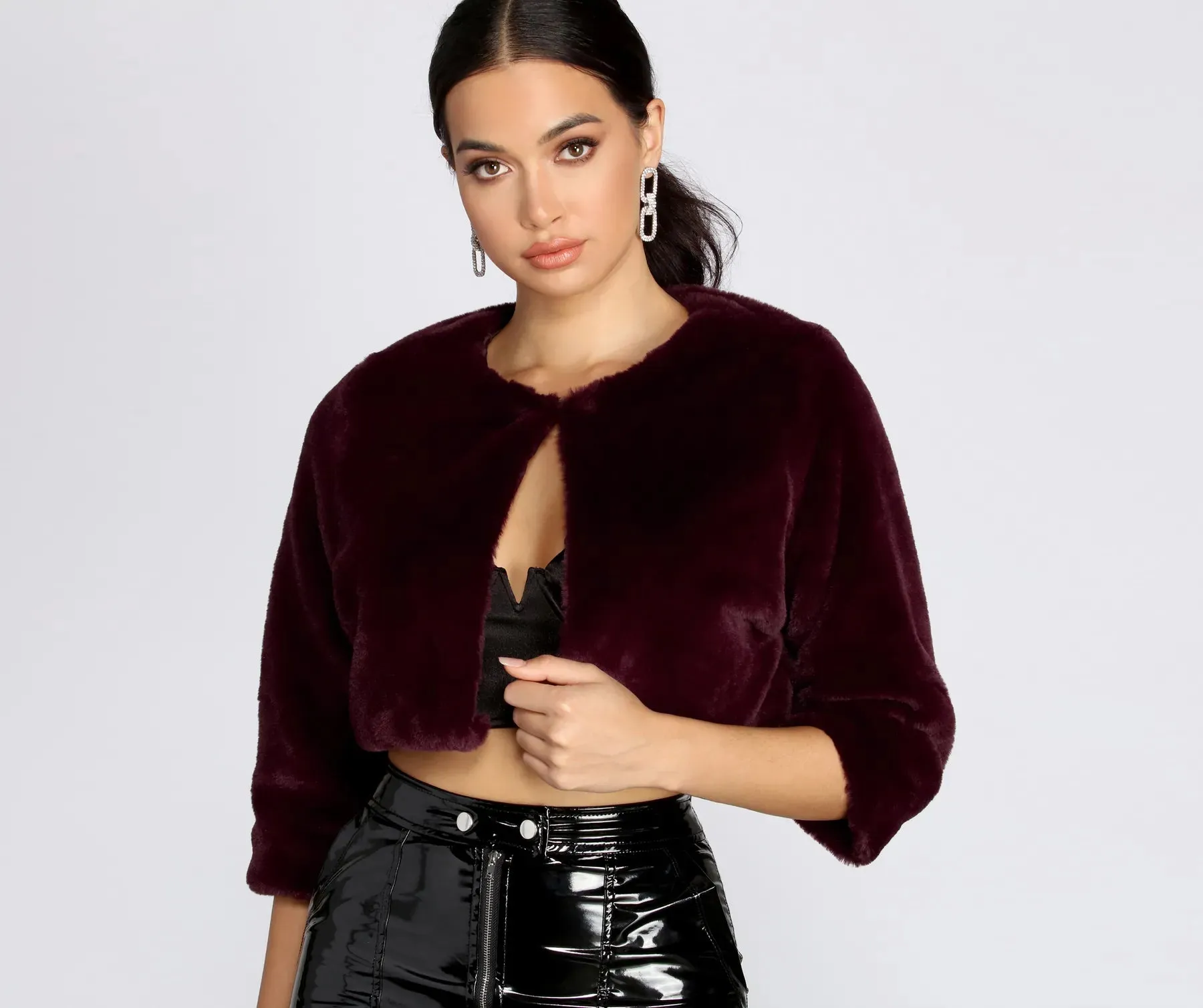 All The Fur Cropped Jacket