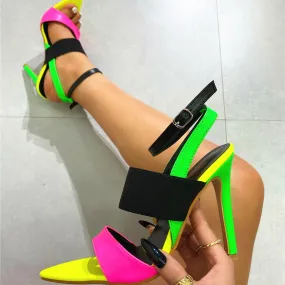 Amara Multicolor High Heels