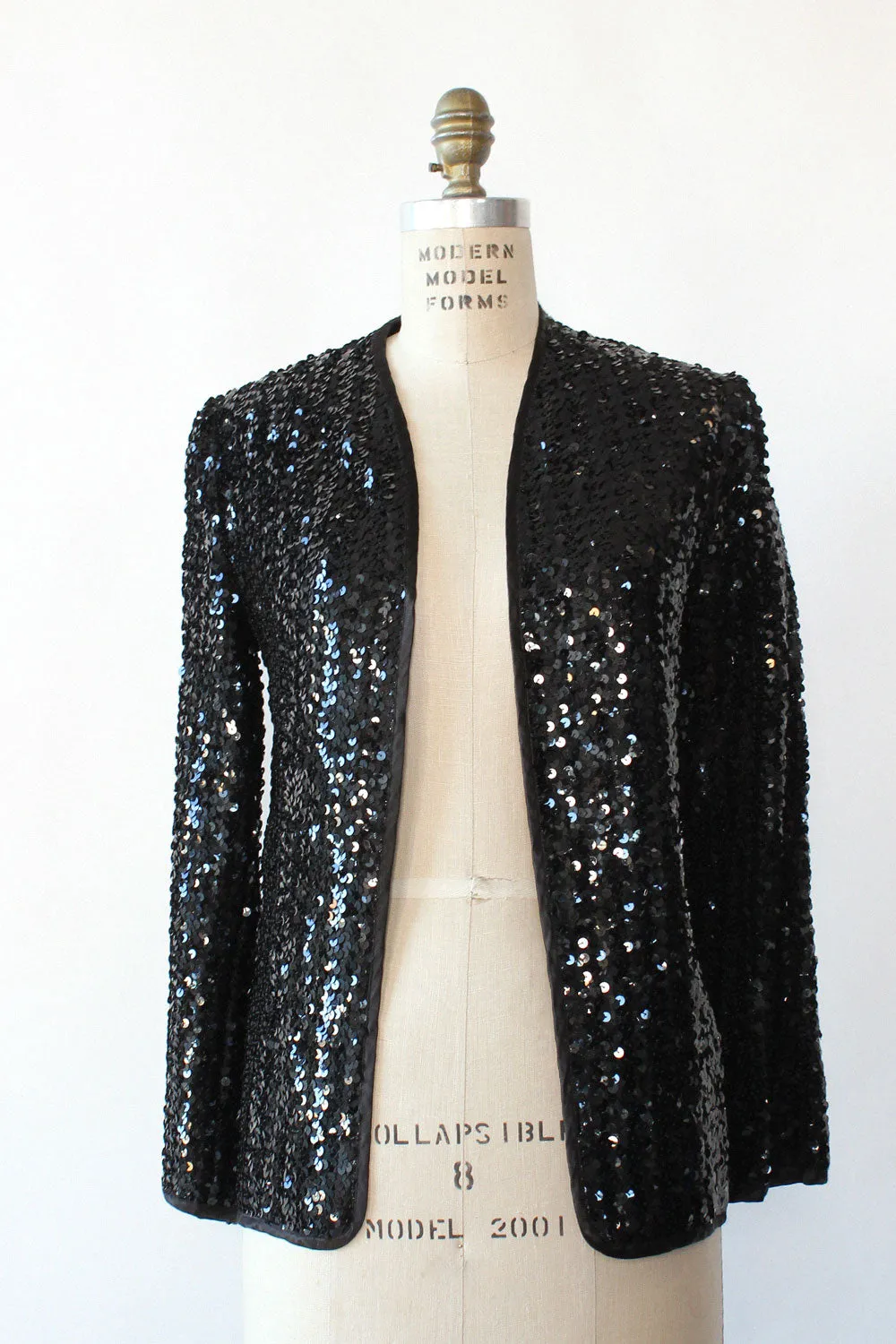 Ann Green Sequin Cardigan XS-M