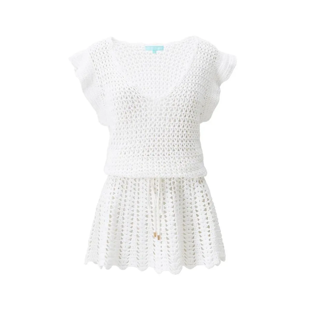 Annalise White Crochet Dress