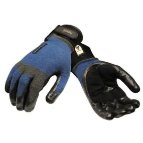 Ansell ActivARMR Heavy Laborer Gloves, X-Large, Black/Blue, 97-003-11