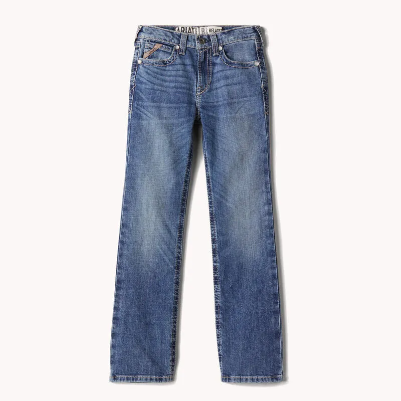 Ariat Boy's B4 Relaxed Graysill Boot Cut Jeans