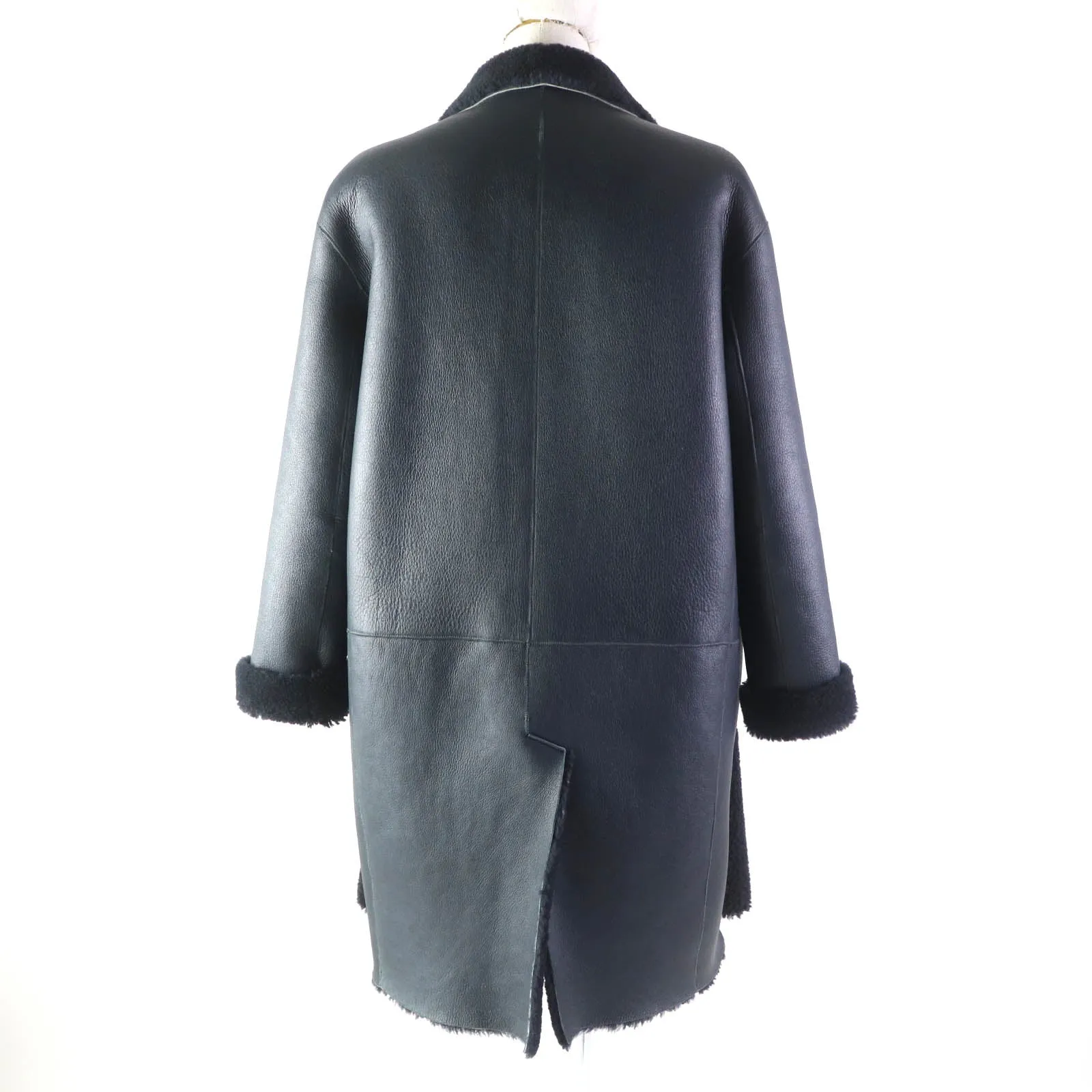 ASTRAET Reversible Mouton Coat Navy Women