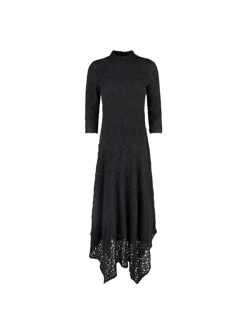 Asymmetrical Crochet Lace Dress