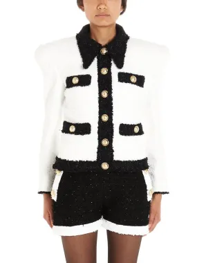 Balmain Tweed Cropped Jacket