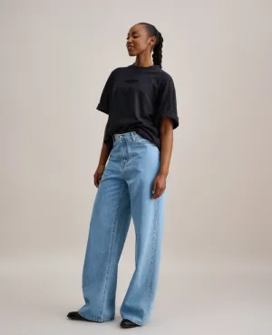 Bellerose Parthe Blue Bleach Wide Leg Jeans