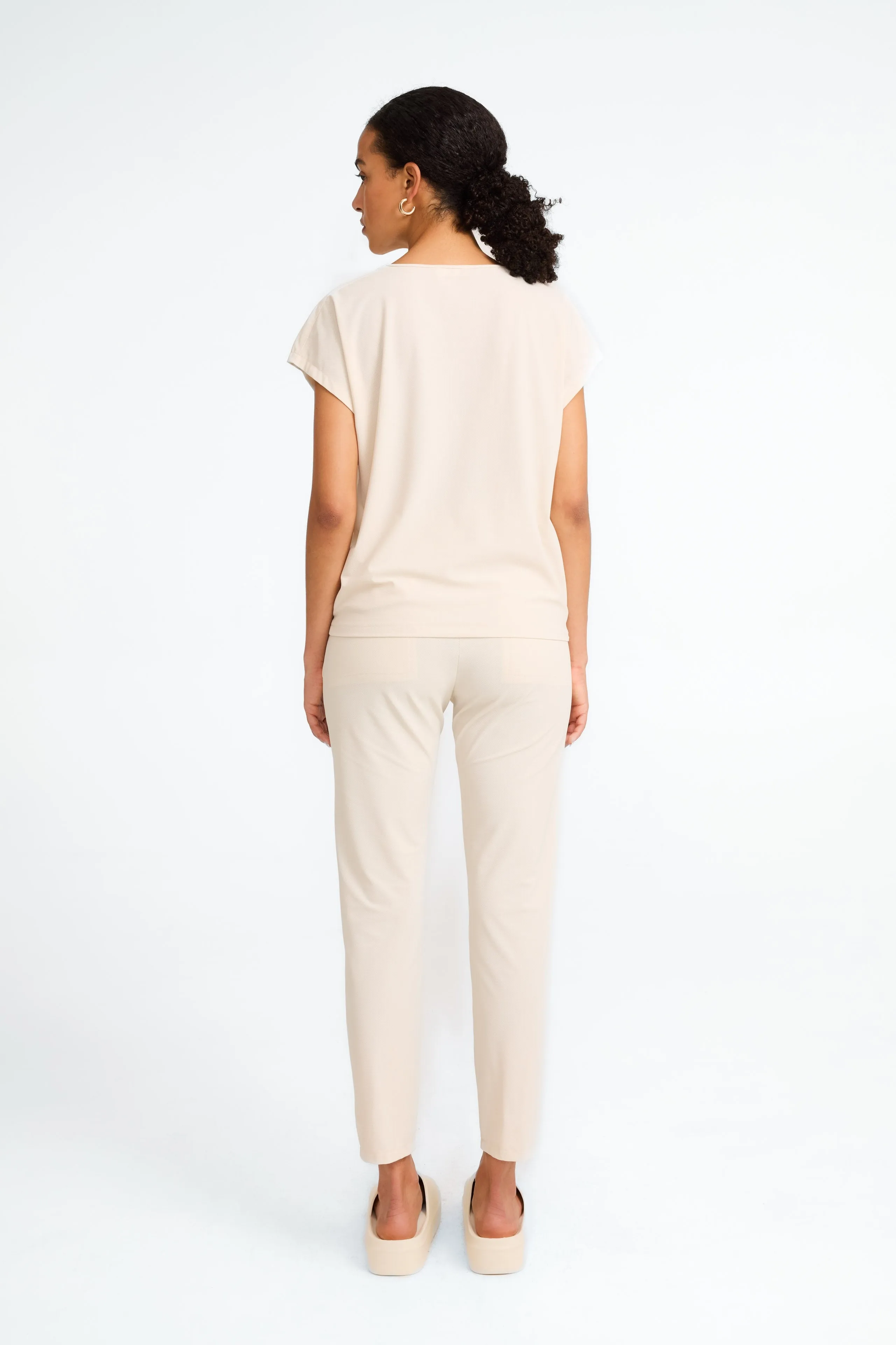 Ber strech technical jersey pants | Light Sand