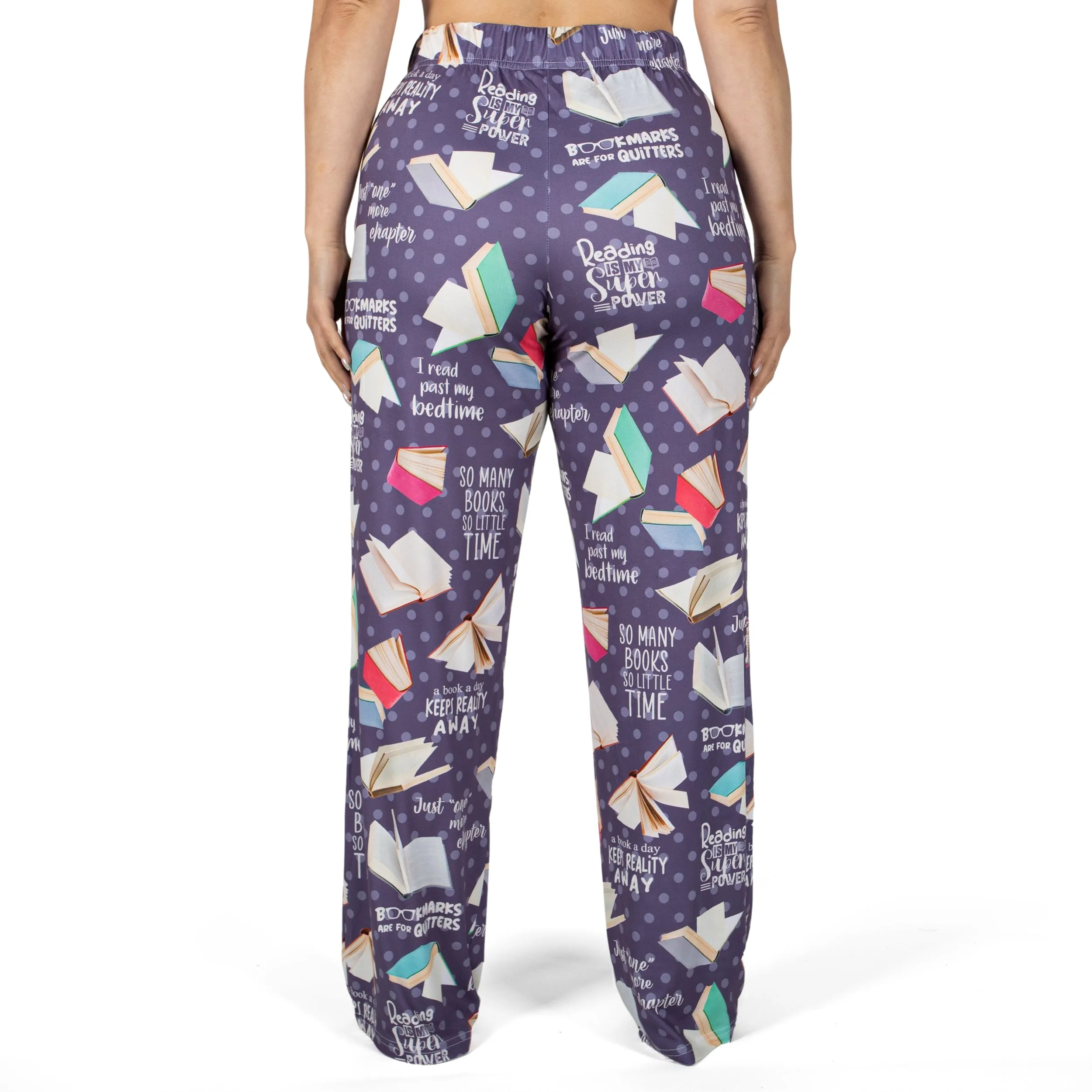 Book Pattern Lounge Pants