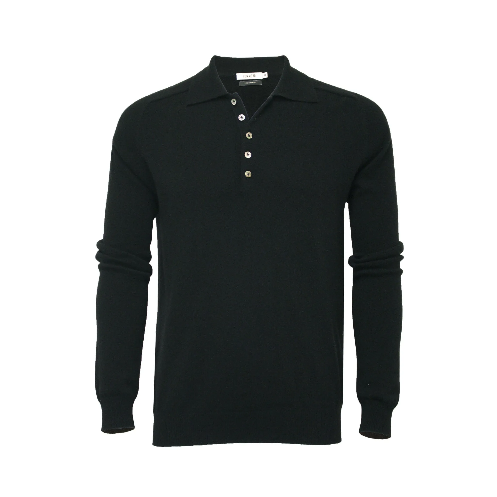 Cashmere Polo Neck Sweater Porter Navy