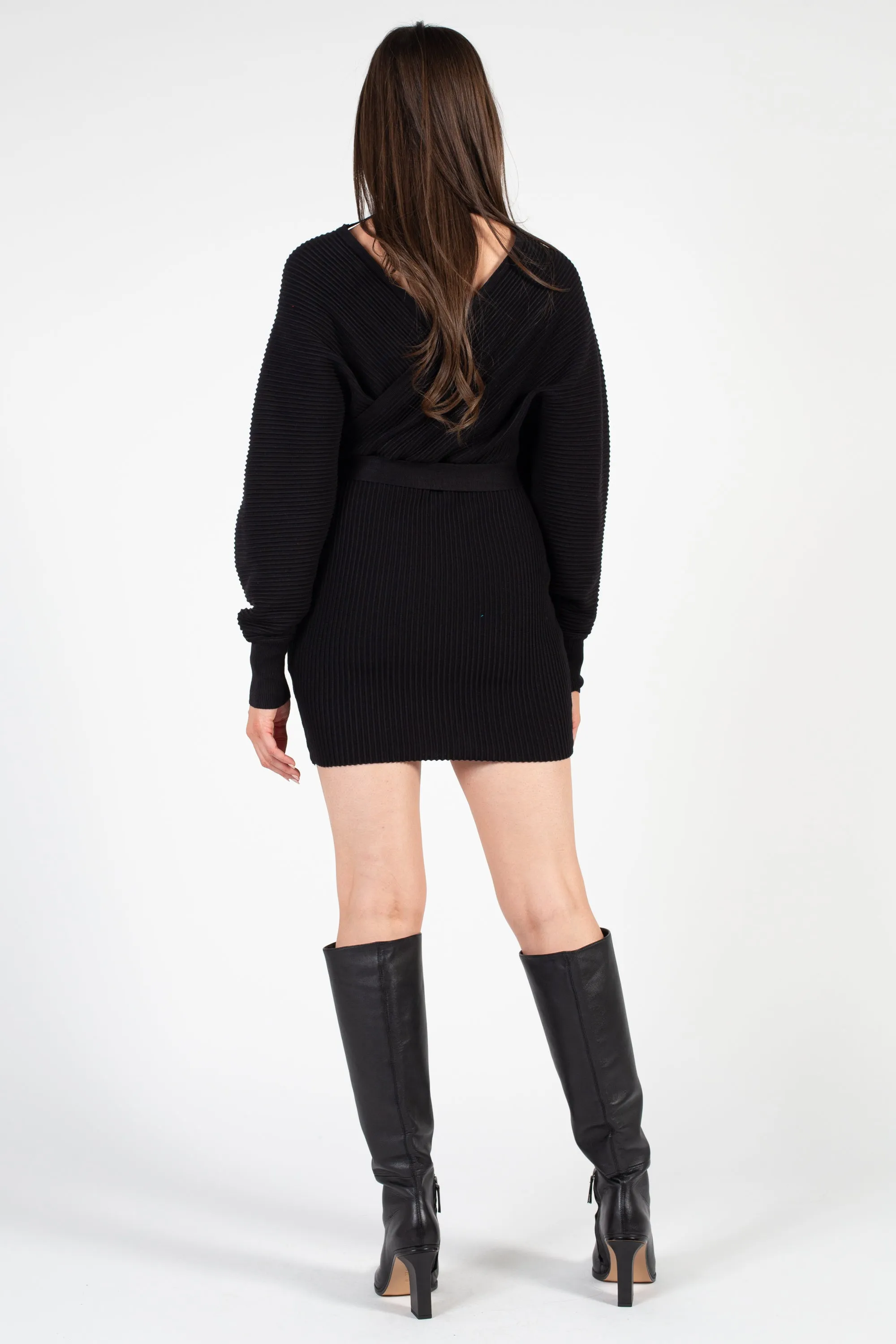 Chiara Ribbed Sweater Dress