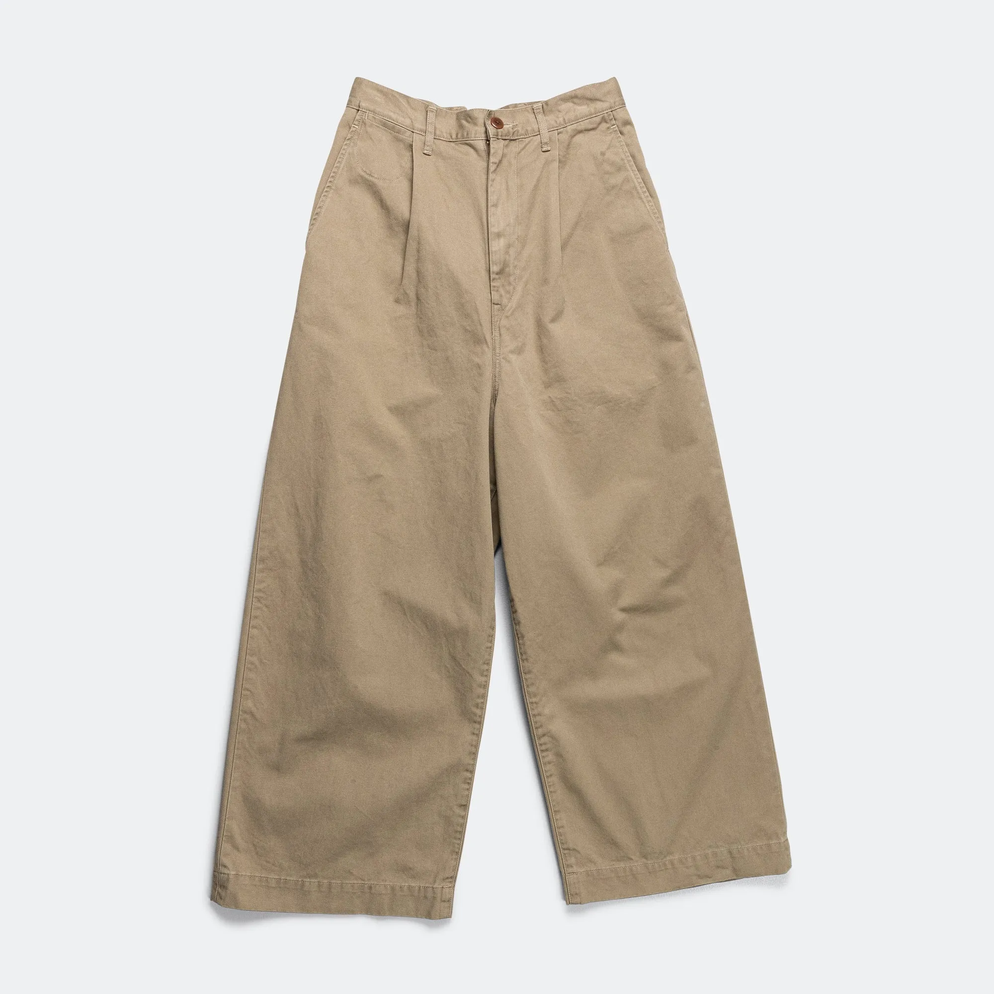 Chino High Waisted NIME Pants - Beige