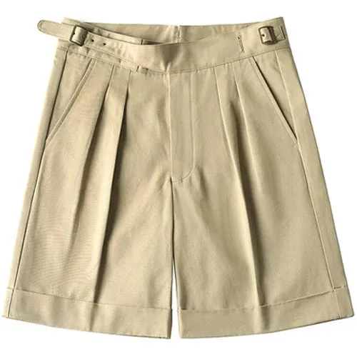 Classic British Army Gurkha Shorts Vintage Men's Chino Military Short Pants