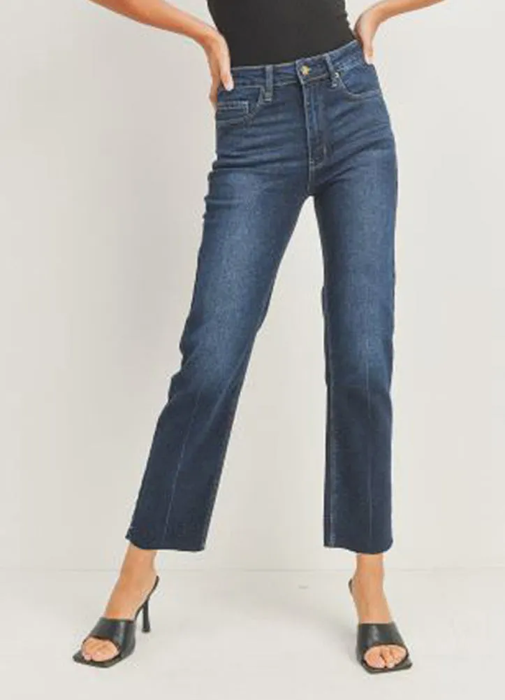 Classic Straight in Dark Denim by Just Panmaco