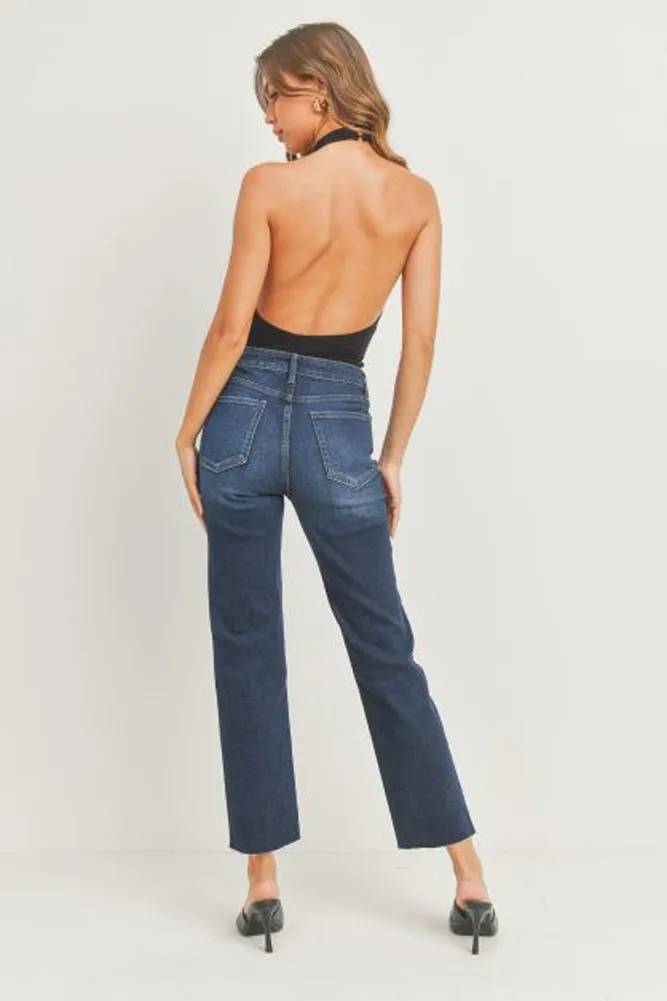 Classic Straight in Dark Denim by Just Panmaco