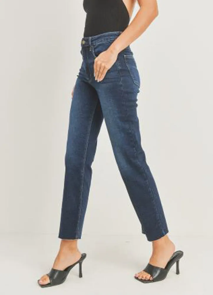 Classic Straight in Dark Denim by Just Panmaco