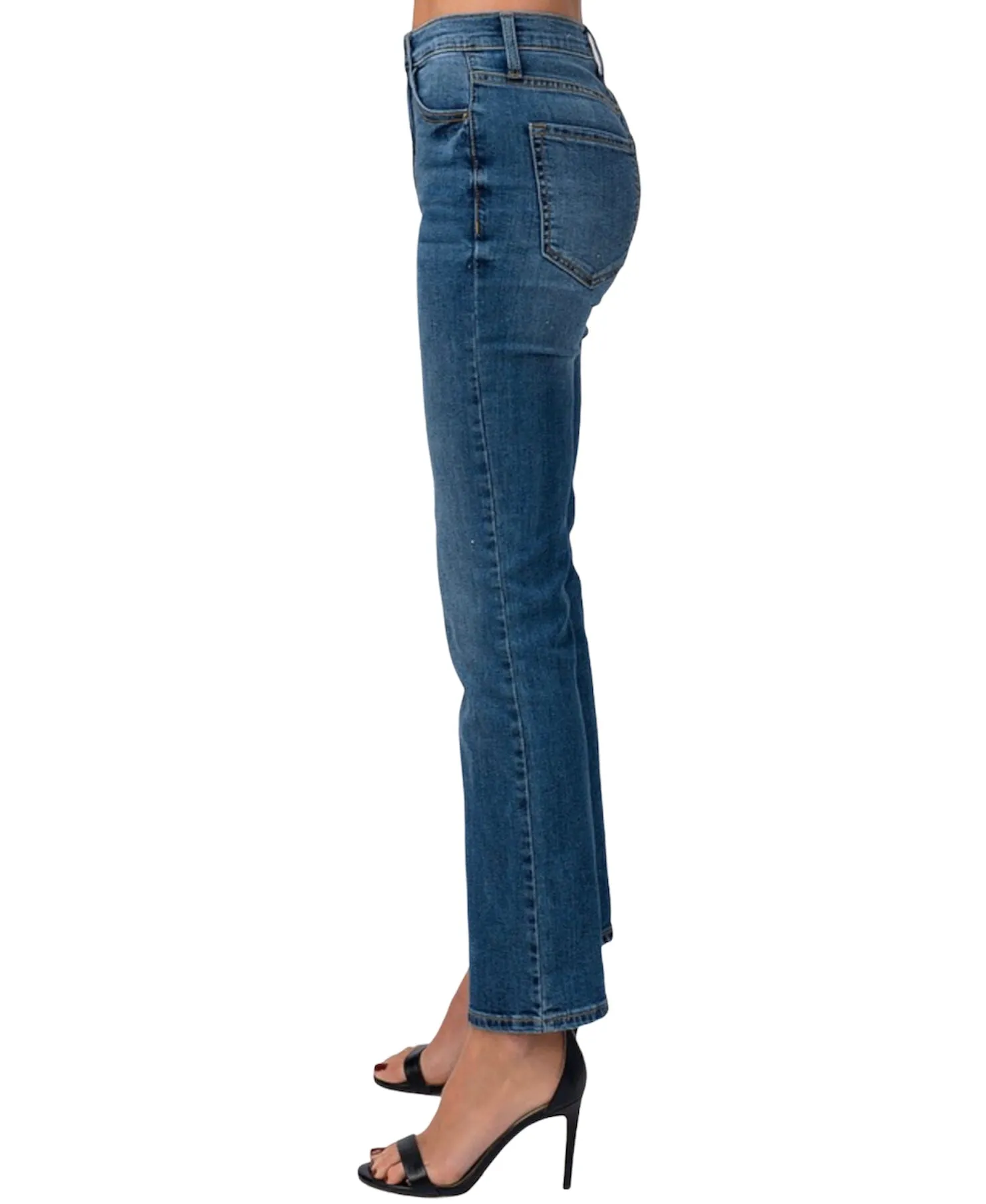 Classic Vintage Denim Jeans - Medium Wash