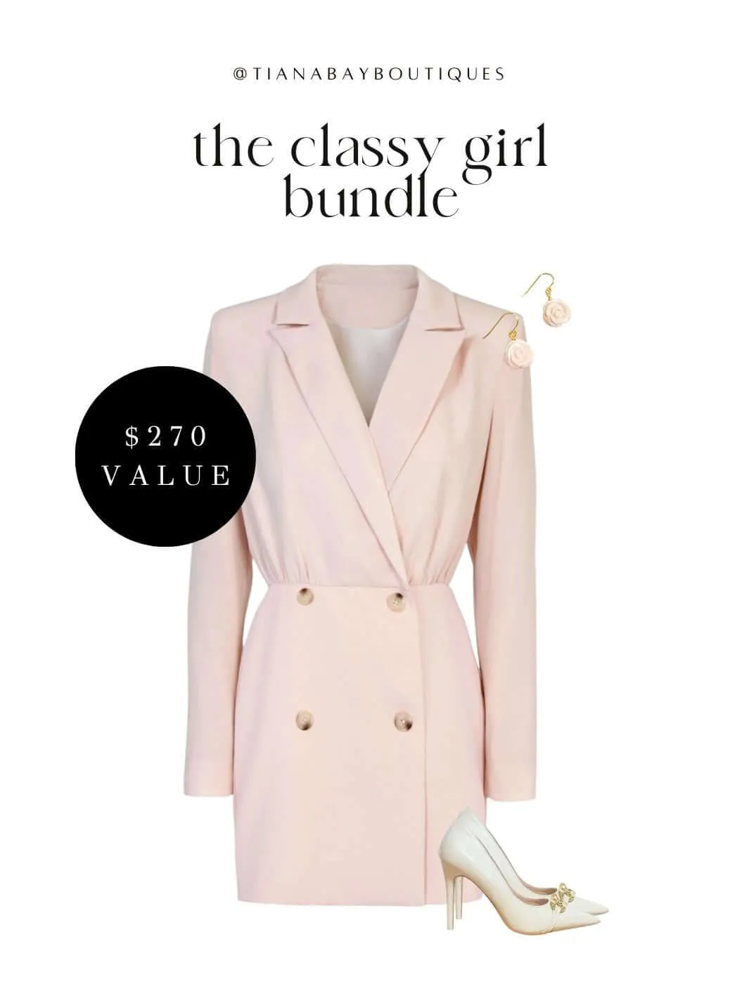 Classy Pink Blazer Outfit