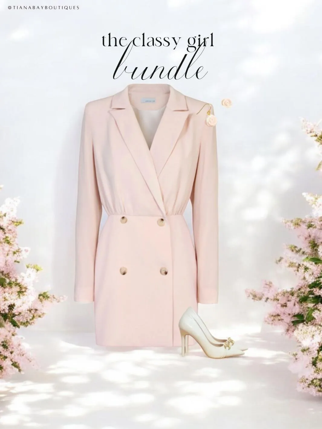 Classy Pink Blazer Outfit