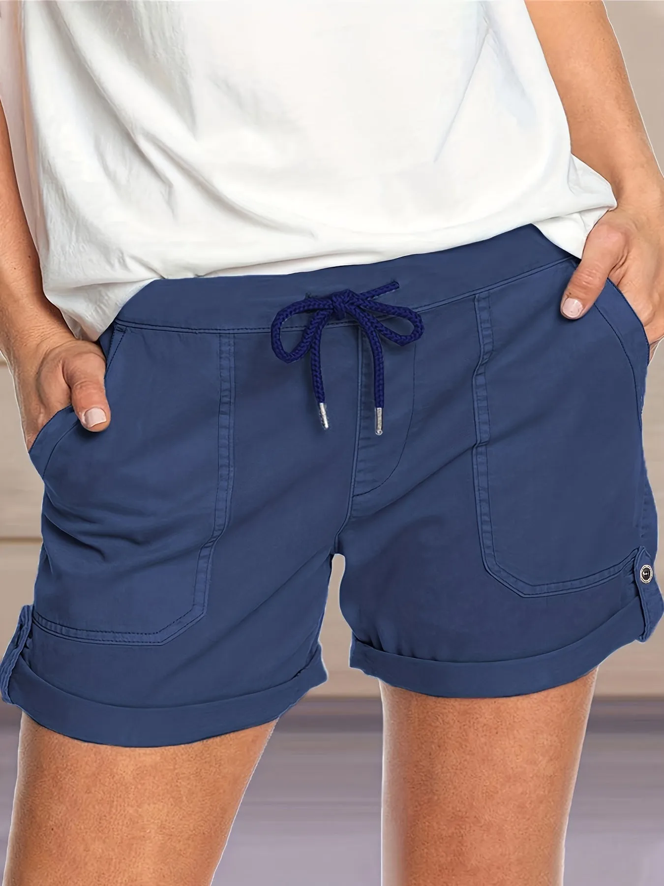 Comfy Drawstring Shorts with Pockets for Women Perfect for Summer