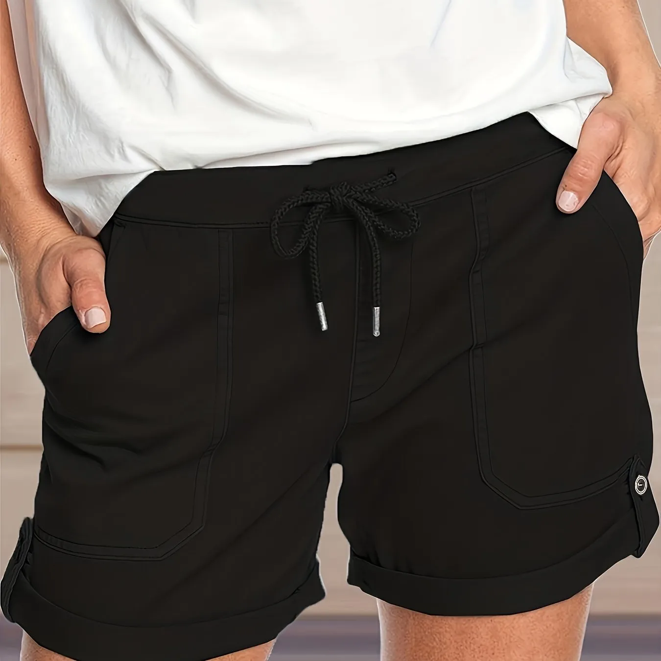 Comfy Drawstring Shorts with Pockets for Women Perfect for Summer