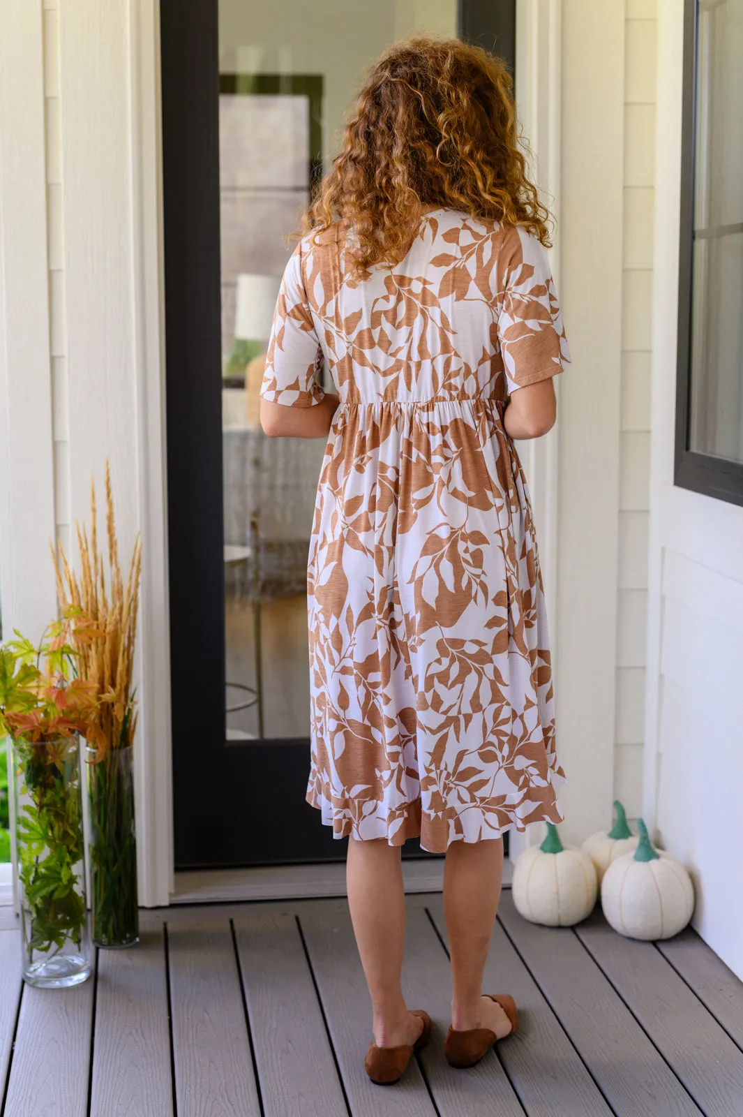 Conversation Starter Floral Faux Wrap Dress - Shopin LA