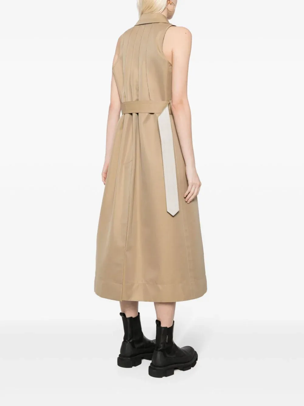 Cotton Gabardine Coat Dress