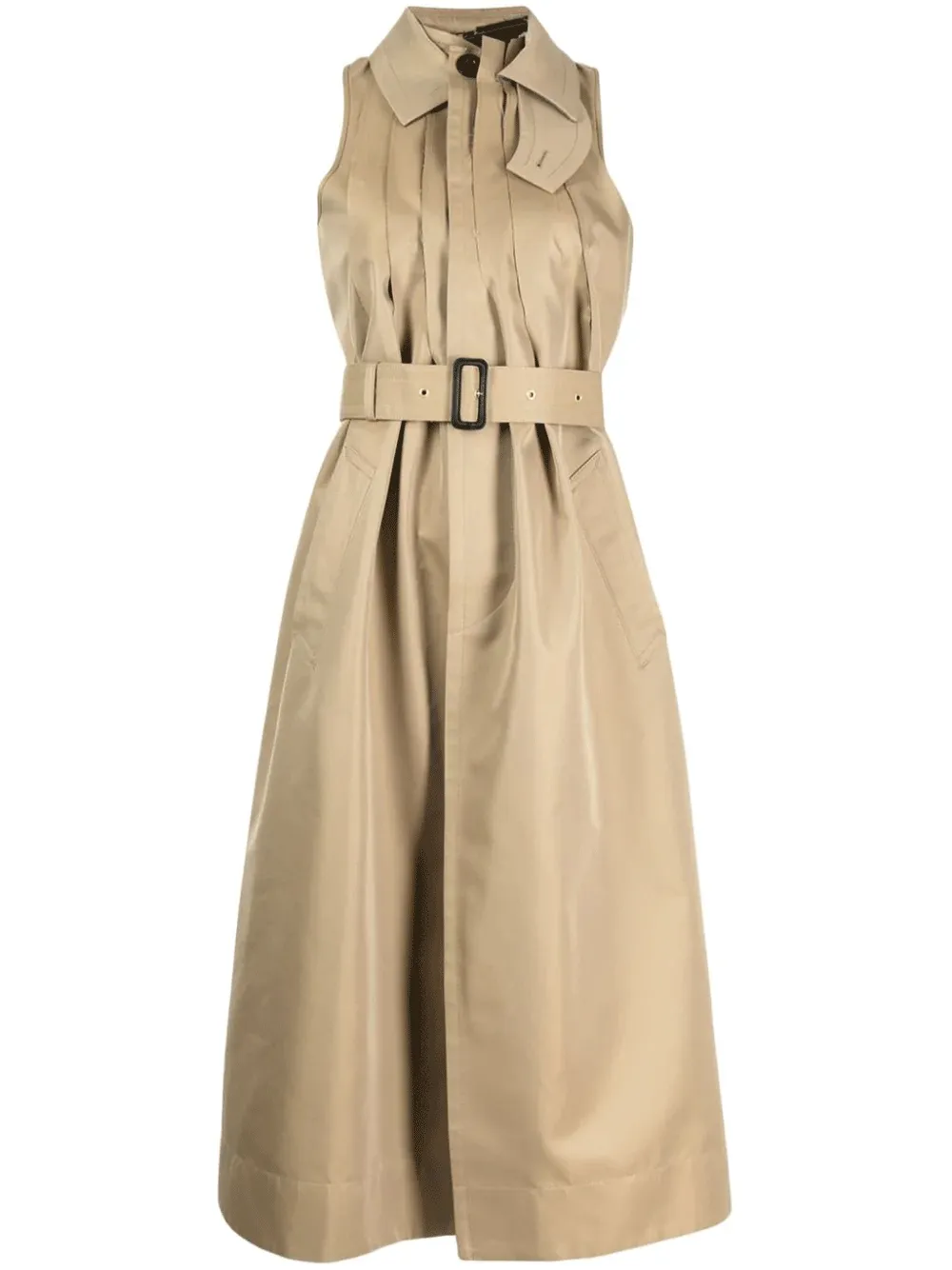 Cotton Gabardine Coat Dress