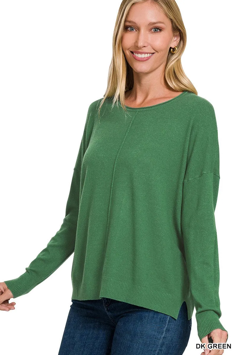 Crew Neck Knit Top // 3 colors