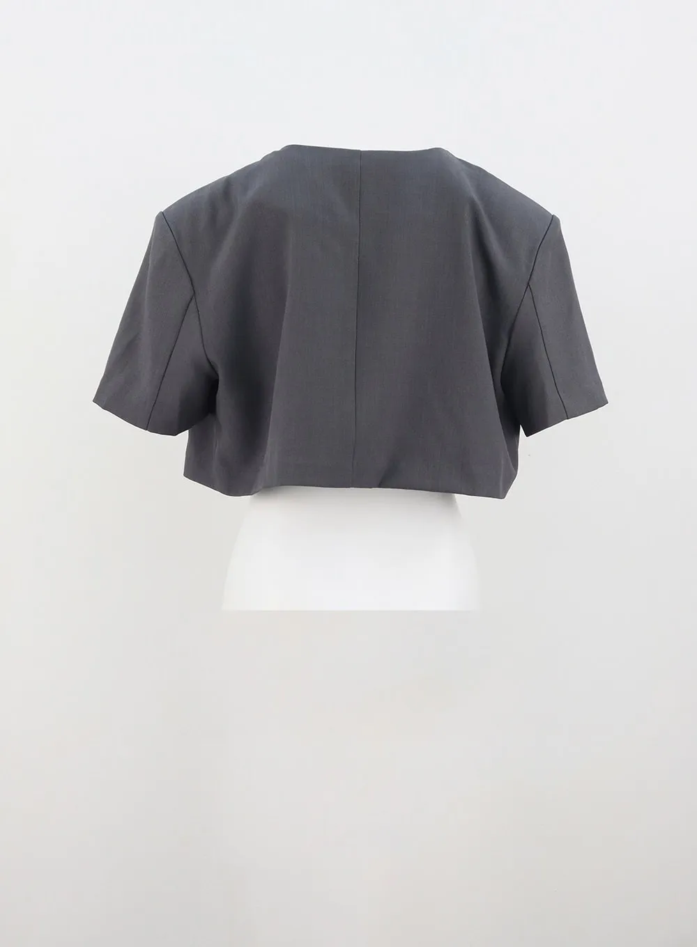 Cropped Short Sleeve Jacket IU326