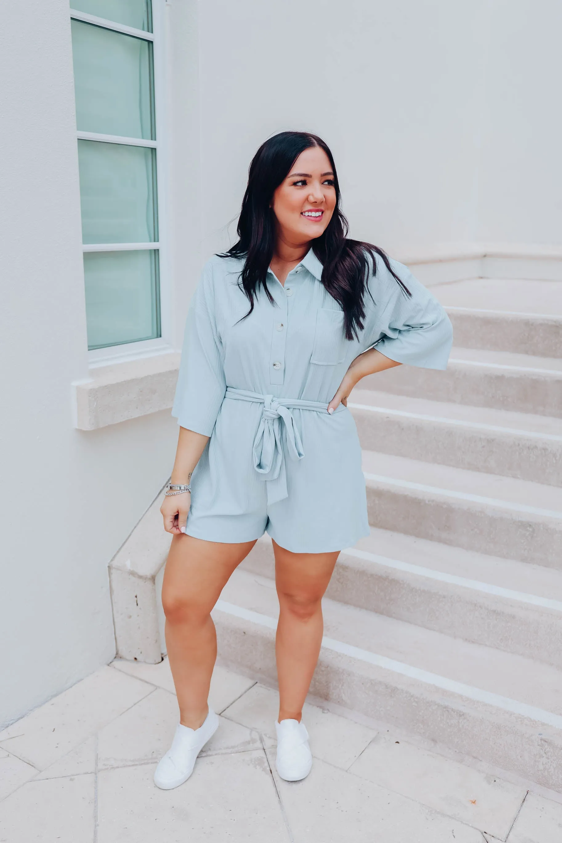 Crusade Comfort Romper - Blue