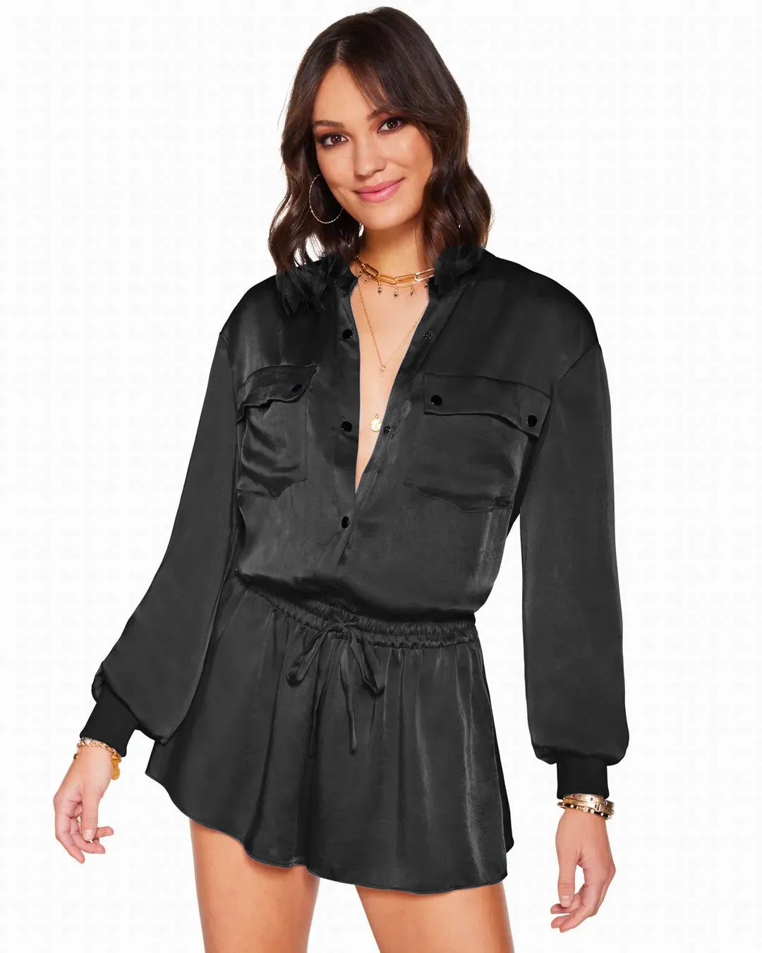 Dale Romper - Black