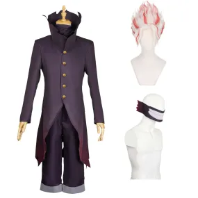 Dandadan Ken Takakura Black Red Outfit Carnival Halloween Cosplay Costume