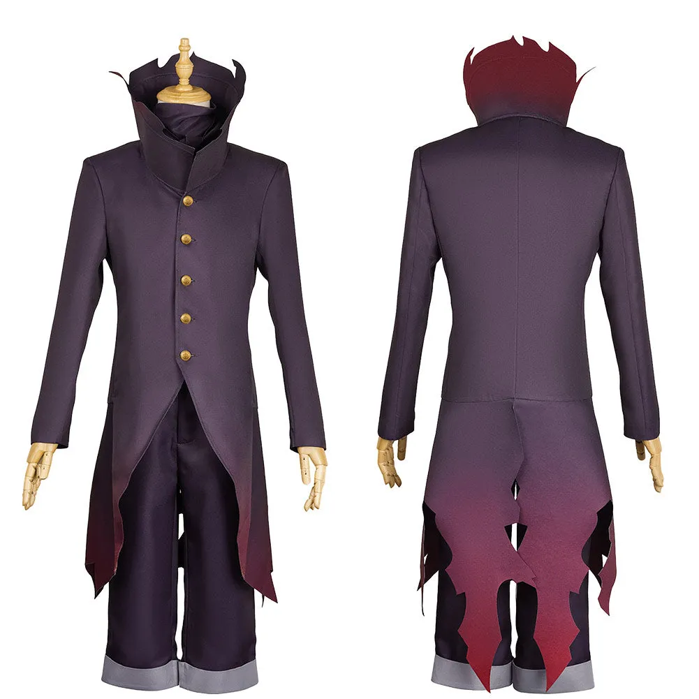 Dandadan Ken Takakura Black Red Outfit Carnival Halloween Cosplay Costume