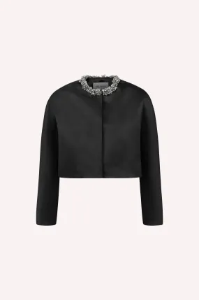 Evening Jacket with Embellished Collar