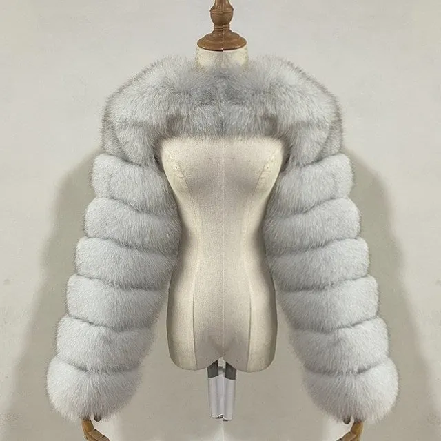 Fashion faux fur jacket（AY1360)