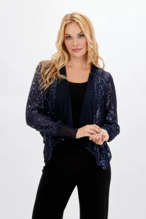 Frank Lyman  Navy 2 piece sequin set