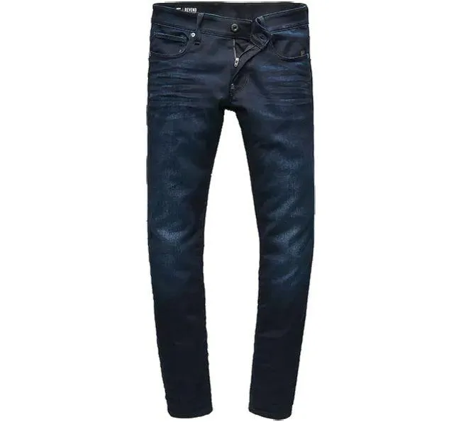 G-Star Mens Denim Jeans Revend Skinny Dark Aged