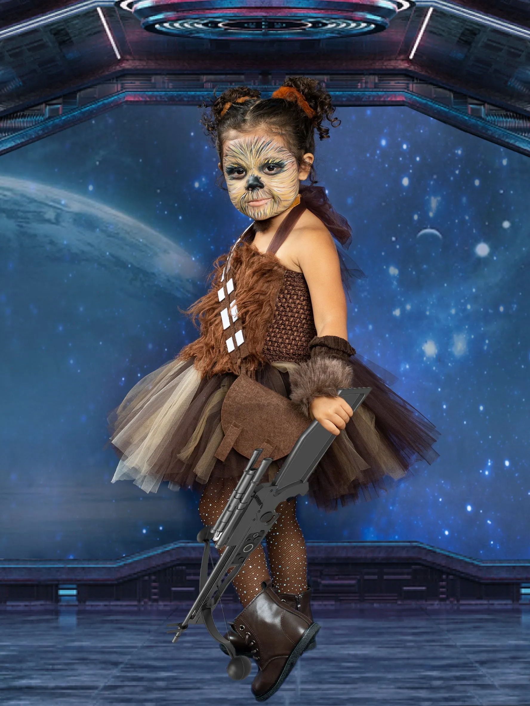 Girls Wookiee Star Wars-Inspired Tutu Cosutme Dress