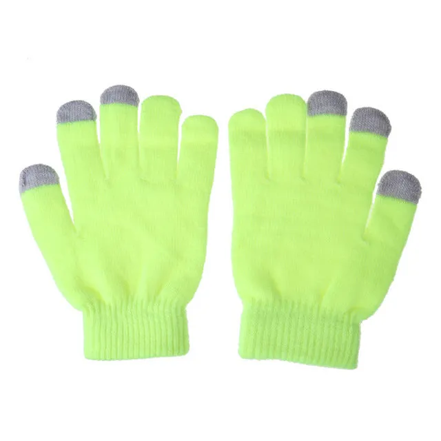 Glove Fashion touch screen Gloves colorful&Soft Cotton Winter Gloves Warmer Smartphones For Driving Glove Gift ForMen Women