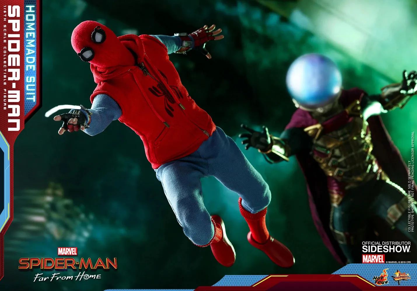 HOT TOYS MARVEL SPIDER-MAN FAR FROM HOME (HOMEMADE SUIT VERSION) COLLECTIBLE FIGURE 1/6TH SCALE - MMS552